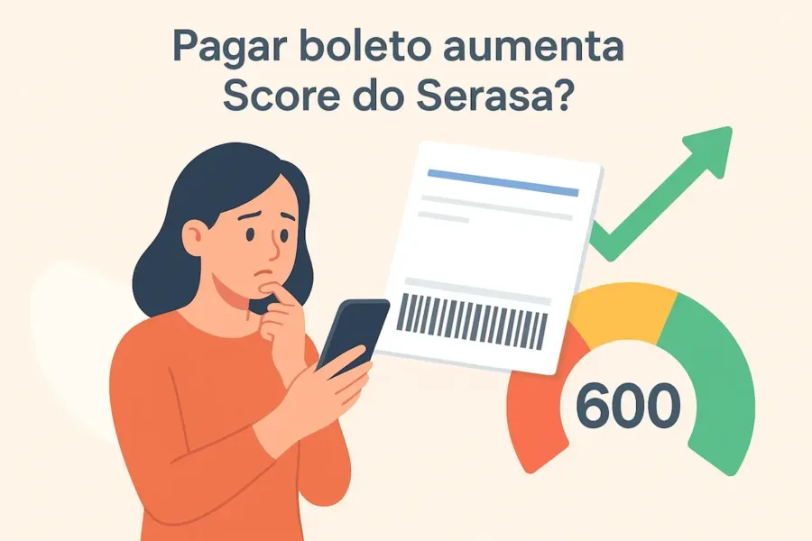 Pagar boleto aumenta Score do Serasa? Descubra o que realmente conta