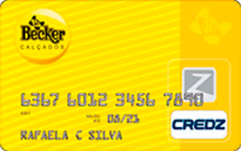 Cartão Becker Credz Visa