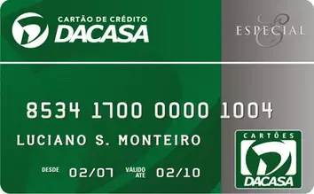 Cartão Dacasa Nacional